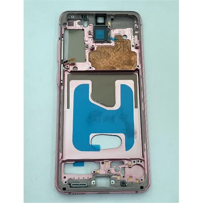 Carcasa central o marco rosa para Samsung Galaxy S20 S20 5G SM-G980F SMG980 G980F SM-G981F SMG981 G981F calidad pre