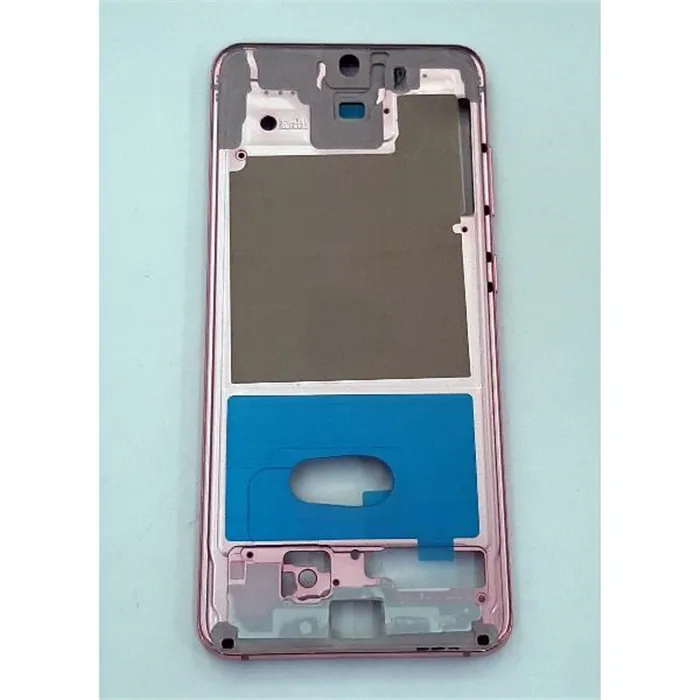 Carcasa central o marco rosa para Samsung Galaxy S20 S20 5G SM-G980F SMG980 G980F SM-G981F SMG981 G981F calidad pre