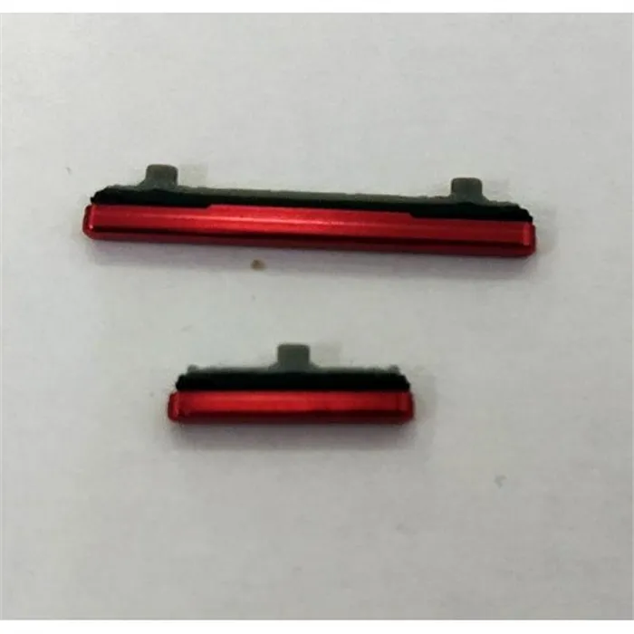 Set 2 botones rojos para Samsung Galaxy S20 S20 5G SM-G980F SMG980 G980F SM-G981F SMG981 G981F calidad premium