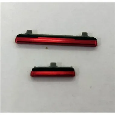 Set 2 botones rojos para Samsung Galaxy S20 S20 5G SM-G980F SMG980 G980F SM-G981F SMG981 G981F calidad premium