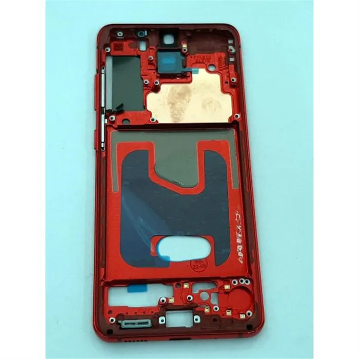 Carcasa central o marco rojo para Samsung Galaxy S20 S20 5G SM-G980F SMG980 G980F SM-G981F SMG981 G981F calidad pr