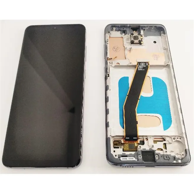 Pantalla LCD mas tactil negro para Samsung Galaxy S20 SM-G980F mas marco negro calidad incell