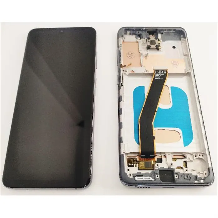 Pantalla LCD mas tactil negro para Samsung Galaxy S20 SM-G980F mas marco negro calidad incell