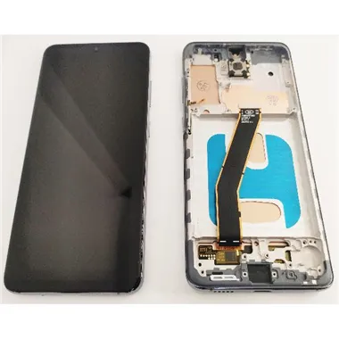 Pantalla LCD mas tactil negro para Samsung Galaxy S20 SM-G980F mas marco negro calidad incell