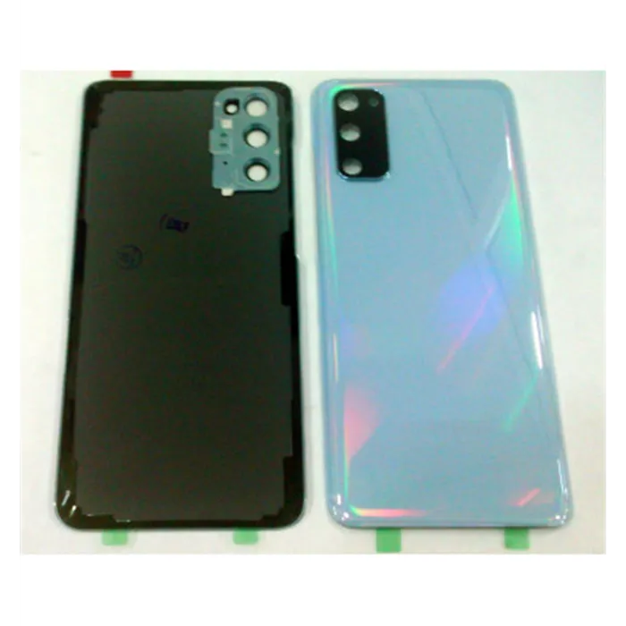 Tapa trasera o tapa bateria azul para Samsung Galaxy S20 SM-G980F mas cubierta camara