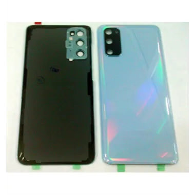 Tapa trasera o tapa bateria azul para Samsung Galaxy S20 SM-G980F mas cubierta camara