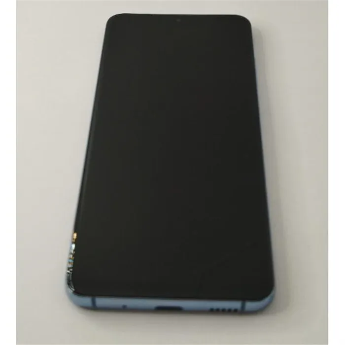 Pantalla TFT para Samsung Galaxy S20 G980F mas tactil negro con marco azul Compatible