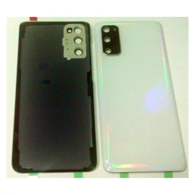 Tapa trasera o tapa bateria blanca para Samsung Galaxy S20 SM-G980F mas cubierta camara