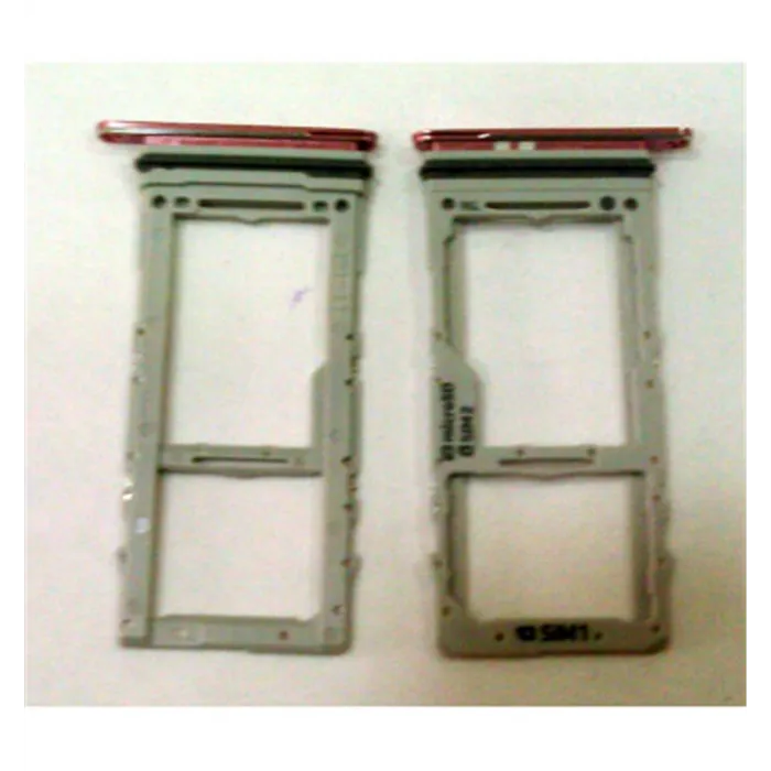 Soporte o bandeja dual sim rosa para Samsung Galaxy S20 G980F calidad premium