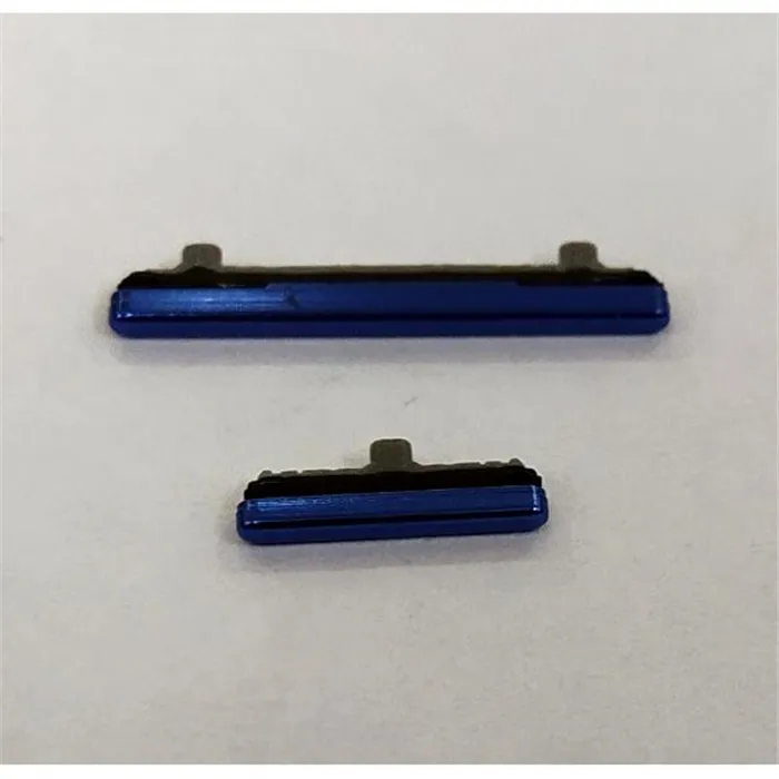 Set 2 botones azul oscuro para Samsung Galaxy S20 S20 5G SM-G980F SMG980 G980F SM-G981F SMG981 G981F calidad premiu