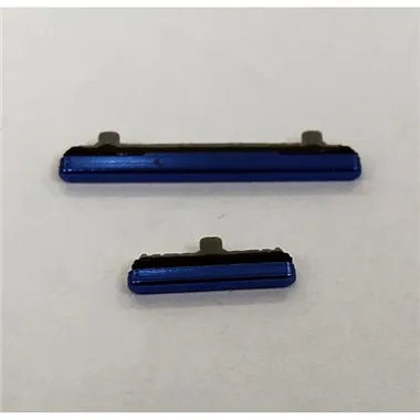 Set 2 botones azul oscuro para Samsung Galaxy S20 S20 5G SM-G980F SMG980 G980F SM-G981F SMG981 G981F calidad premiu