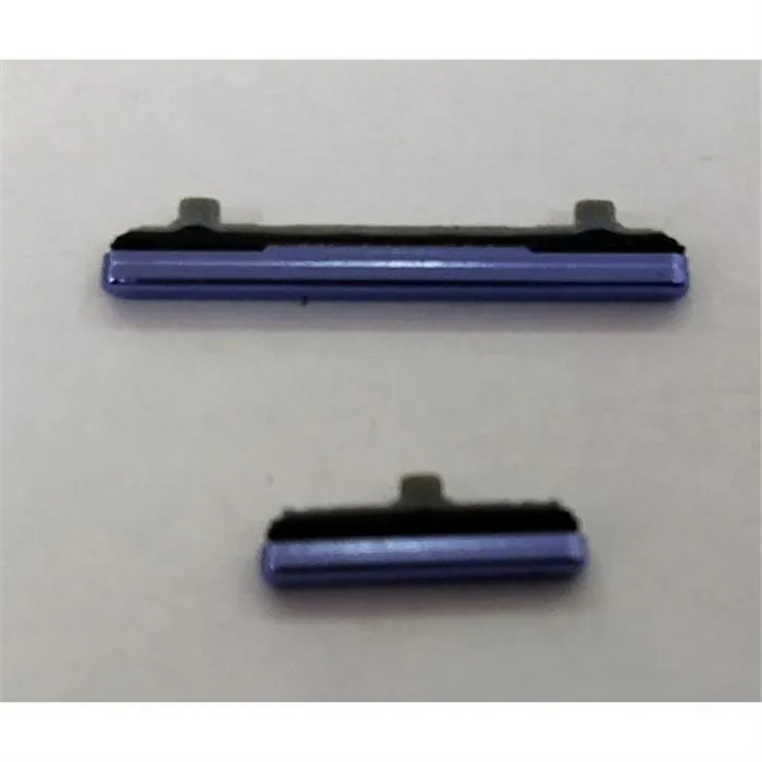 Set 2 botones purpura para Samsung Galaxy S20 S20 5G SM-G980F SMG980 G980F SM-G981F SMG981 G981F calidad premium