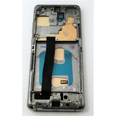 Pantalla lcd para Samsung Galaxy S20 Ultra S20 Ultra version 5G mas tactil negro con marco gris calidad TFT