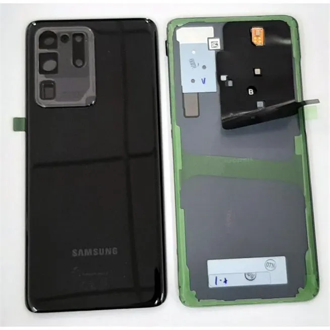 Tapa trasera o tapa bateria negra para Samsung Galaxy S20 Ultra sm-g988 GH82-22217A Service Pack