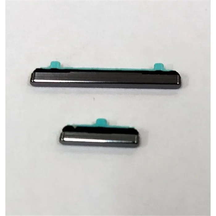 Set 2 botones gris para Samsung Galaxy S20 Ultra S20 Ultra 5G sm-g988 g988 calidad premium