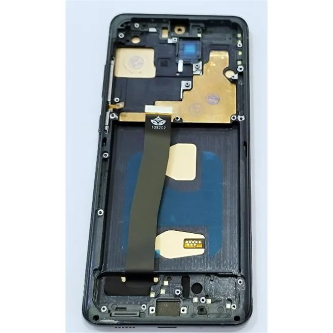 Pantalla lcd para Samsung Galaxy S20 Ultra S20 Ultra version 5G mas tactil negro con marco negro calidad TFT