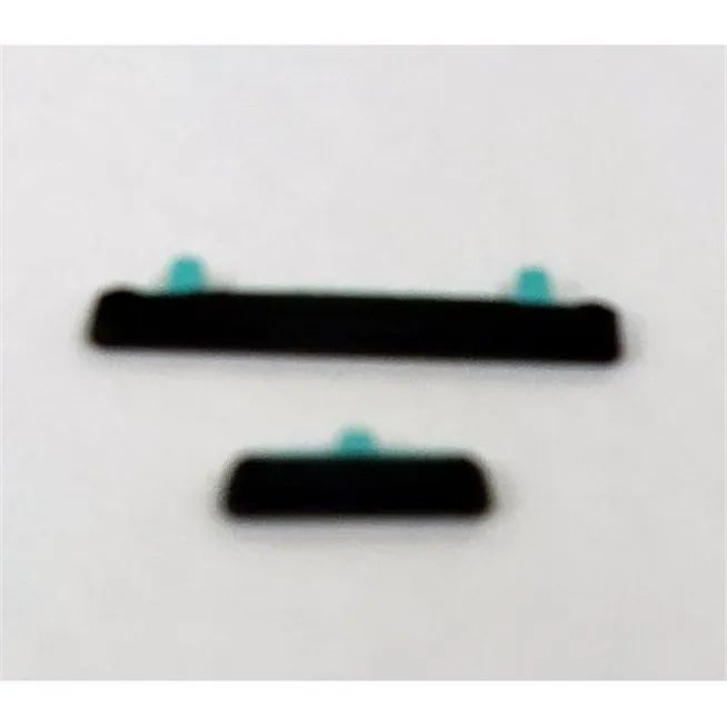 Set 2 botones negros para Samsung Galaxy S20 Ultra S20 Ultra 5G sm-g988 g988 calidad premium