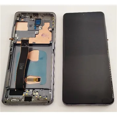 Pantalla oled para Samsung Galaxy S20 Ultra SM-G988 G988 mas tactil negro mas marco gris compatible