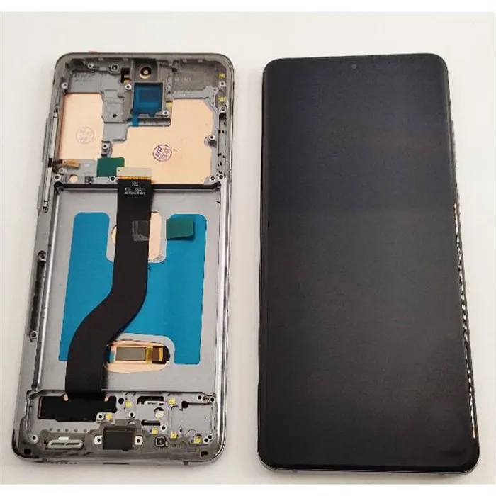 Pantalla oled para Samsung Galaxy S20 Plus S20+ G985 G986 5G mas tactil negro mas marco gris compatible