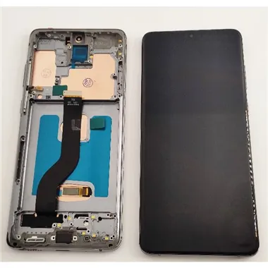 Pantalla oled para Samsung Galaxy S20 Plus S20+ G985 G986 5G mas tactil negro mas marco gris compatible