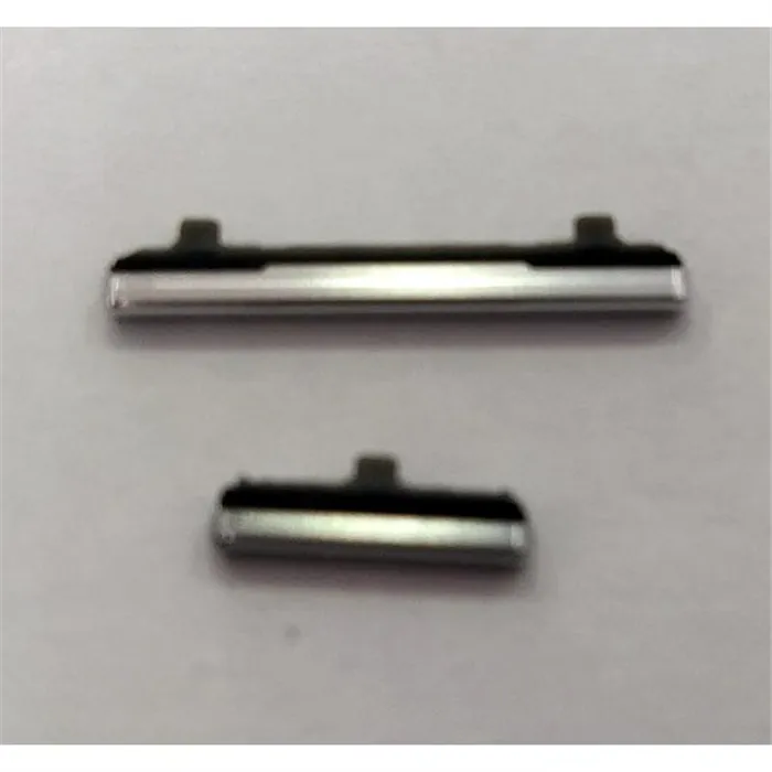 Set 2 botones platas para Samsung Galaxy S20+ S20 PLUS S20 Plus 5G SM-G986F SM-G986 G986F G986G calidad premium