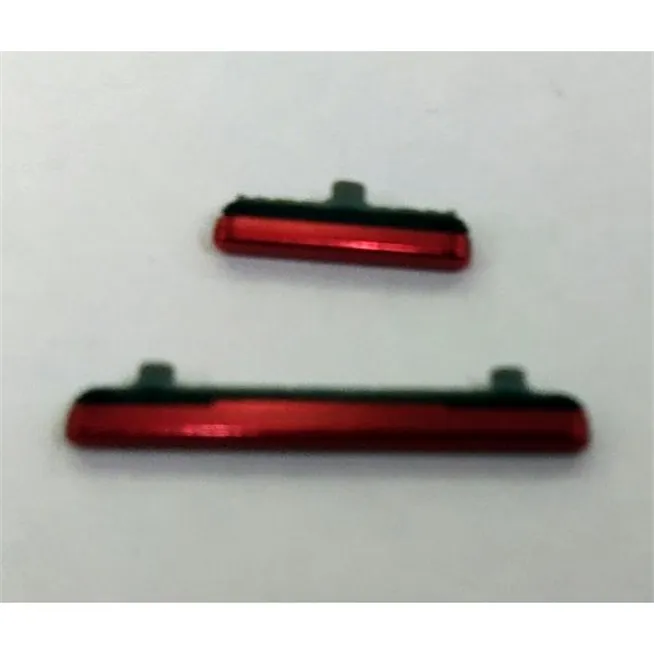Set 2 botones rojos para Samsung Galaxy S20+ S20 PLUS S20 Plus 5G SM-G986F SM-G986 G986F G986G calidad premium
