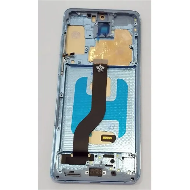 Pantalla lcd TFT para Samsung Galaxy S20 Plus G986 S20 Plus 5G mas tactil negro con marco azul