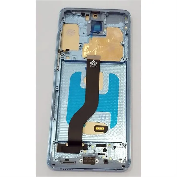Pantalla lcd TFT para Samsung Galaxy S20 Plus G986 S20 Plus 5G mas tactil negro con marco azul