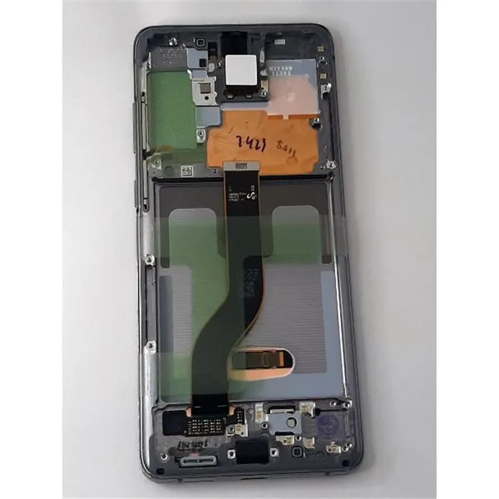 Pantalla lcd para Samsung Galaxy S20 Plus S20+ G985 G986 5G GH82-31441E mas tactil negro marco gris Service Pack