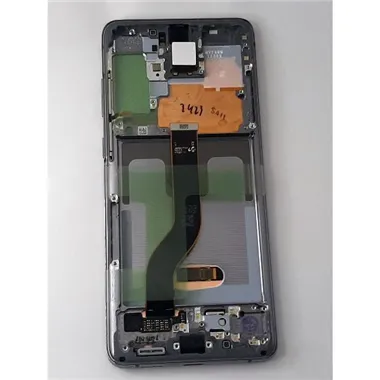 Pantalla lcd para Samsung Galaxy S20 Plus S20+ G985 G986 5G GH82-31441E mas tactil negro marco gris Service Pack