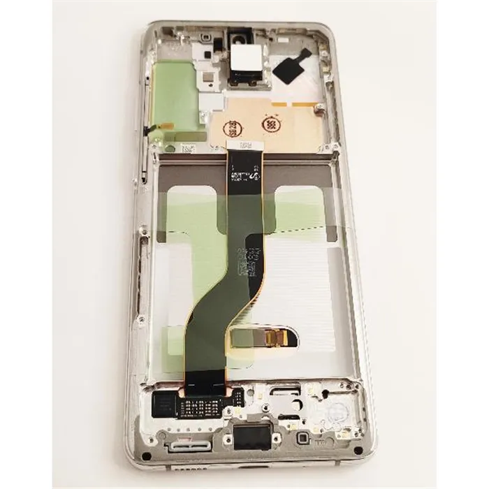 Pantalla LCD mas tactil negro para Samsung galaxy s20 plus 4g 5g sm-g985f GH82-31441B marco plata service pack