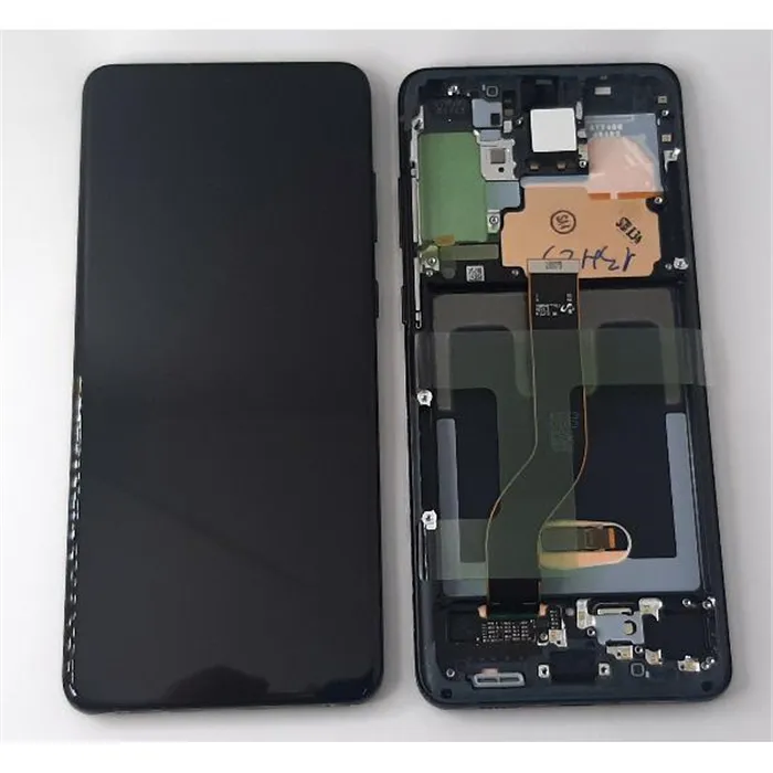 Pantalla lcd Samsung Galaxy S20 Plus S20+ GH82-31441A G985 G986 5G tactil negro mas marco negro Service Pack