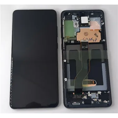 Pantalla lcd Samsung Galaxy S20 Plus S20+ GH82-31441A G985 G986 5G tactil negro mas marco negro Service Pack