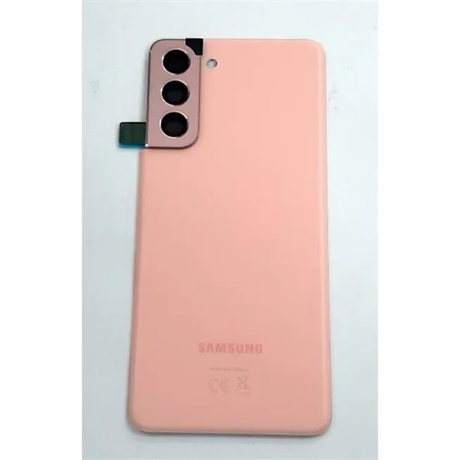 Tapa trasera o tapa bateria rosa para  Samsung Galaxy S21 5G SM-G991B SM-G991 G991B GH82-24519D Service Pack