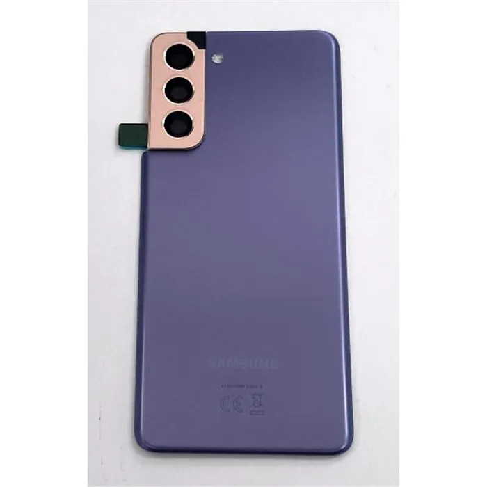 Tapa trasera o tapa bateria violeta para Samsung Galaxy S21 5G SM-G991B SM-G991 G991B GH82-24519B Service Pack