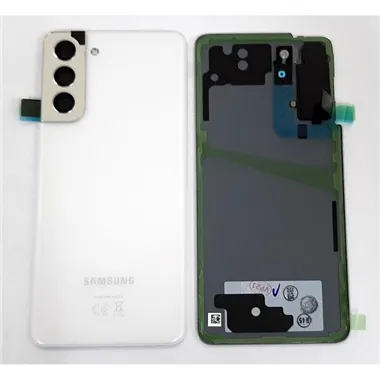 Tapa trasera o tapa bateria blanca para Samsung Galaxy S21 5G SM-G991B SM-G991 G991B GH82-24519C Service Pack