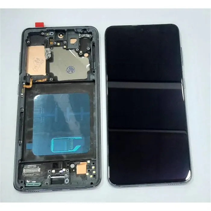 Pantalla oled para Samsung Galaxy S21 5G SM-G991B SM-G991 G991B G991 mas tactil negro mas marco negro compatible
