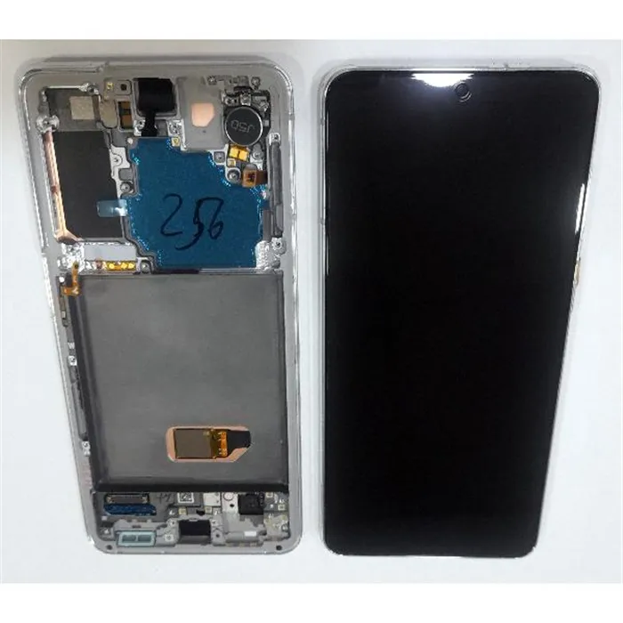 Pantalla para Samsung Galaxy S21 5G SM-G991B SM-G991 G991B G991 GH82-24716C GH82-24718C GH82-24545C mas táctil negr