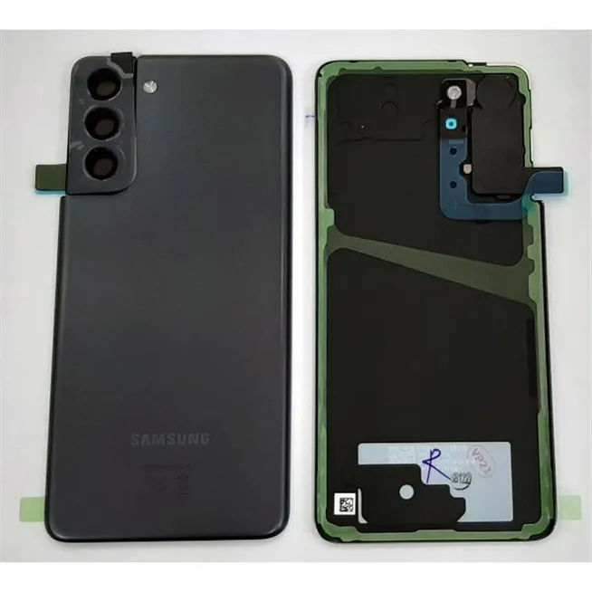 Tapa trasera o tapa bateria gris para Samsung Galaxy S21 5G SM-G991B SM-G991 G991B GH82-24519A Service Pack