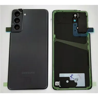 Tapa trasera o tapa bateria gris para Samsung Galaxy S21 5G SM-G991B SM-G991 G991B GH82-24519A Service Pack