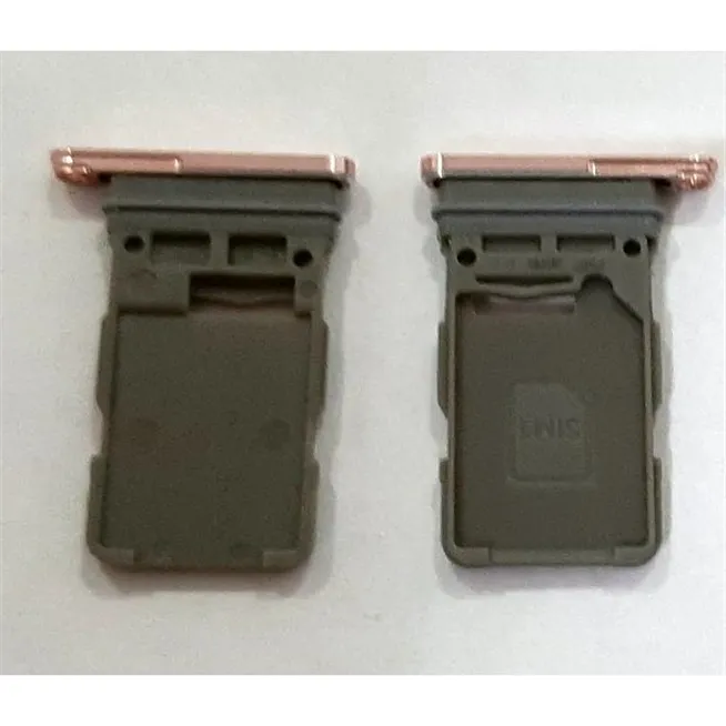Soporte o bandeja single sim naranja para Samsung Galaxy S21 5G SM-G991 calidad premium