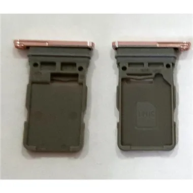 Soporte o bandeja single sim naranja para Samsung Galaxy S21 5G SM-G991 calidad premium
