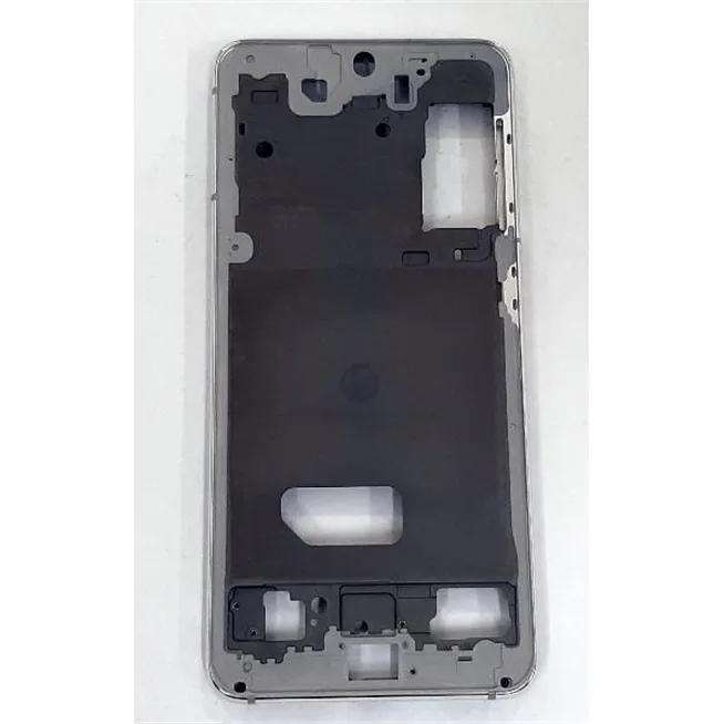 Carcasa central o marco plata para Samsung Galaxy S21 5G SM-G991B SM-G991 G991B calidad premium