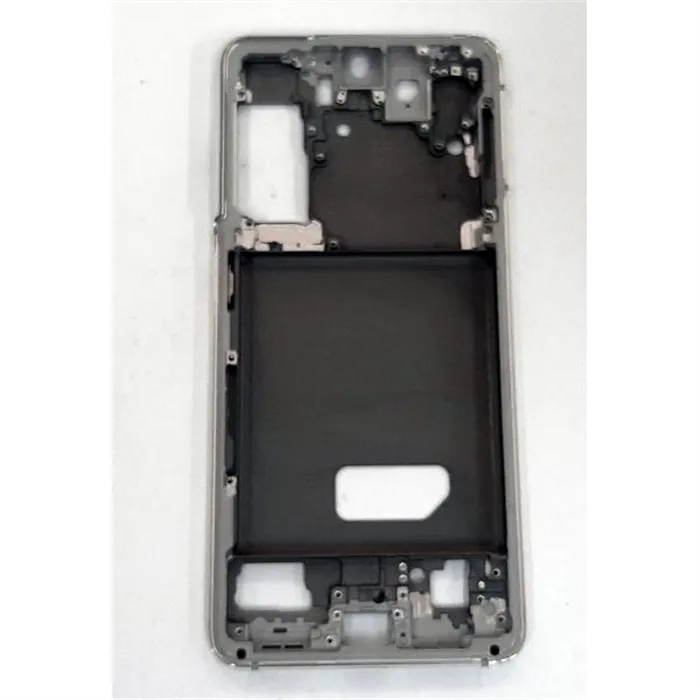 Carcasa central o marco plata para Samsung Galaxy S21 5G SM-G991B SM-G991 G991B calidad premium