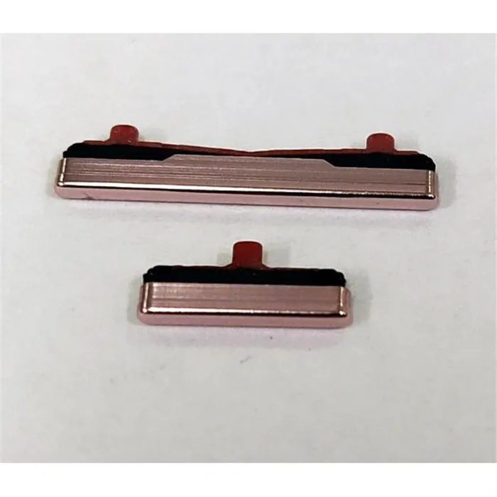 Set 2 botones rosas para Samsung Galaxy S21 5G S21 Plus 5G S21 Ultra 5G calidad premium SM-G991B SM-G991 G991B SM-G