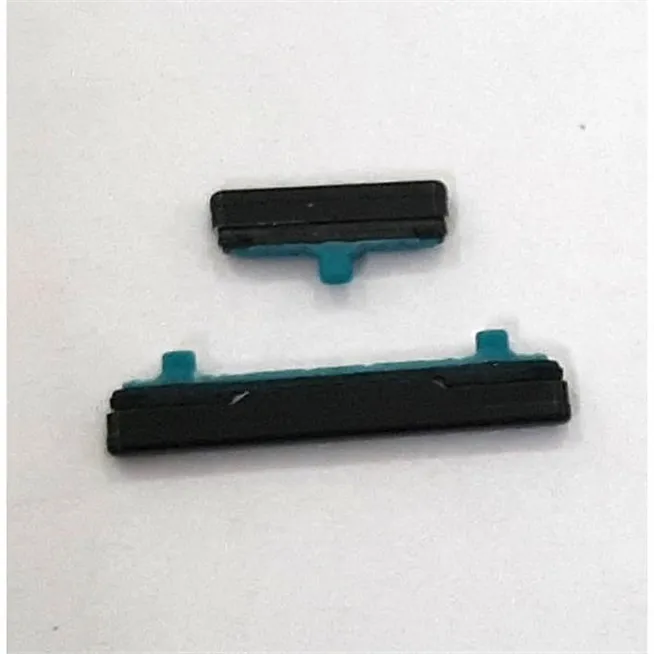 Set 2 botones negros para Samsung Galaxy S21 5G S21 Plus 5G S21 Ultra 5G calidad premium