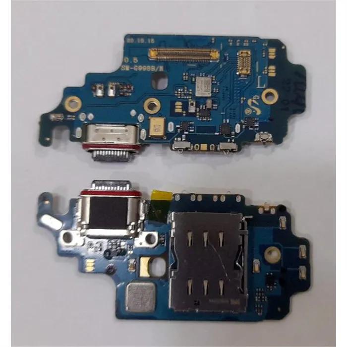 Flex puerto carga mas lector sim para Samsung Galaxy S21 Ultra 5G calidad premium
