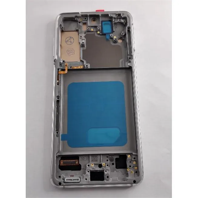 Pantalla TFT para Samsung Galaxy S21 SM-G991 mas tactil negro mas marco plata compatible