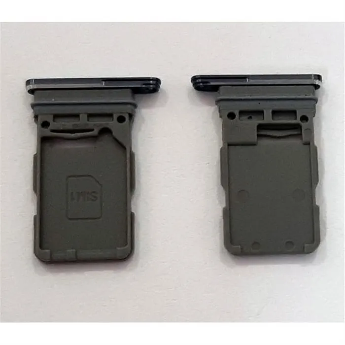 Soporte o bandeja single sim gris para Samsung Galaxy S21 5G SM-G991 calidad premium