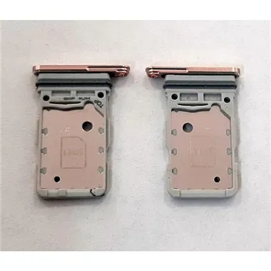 Soporte o bandeja dual sim rosa para Samsung Galaxy S21 5G SM-G991 calidad premium